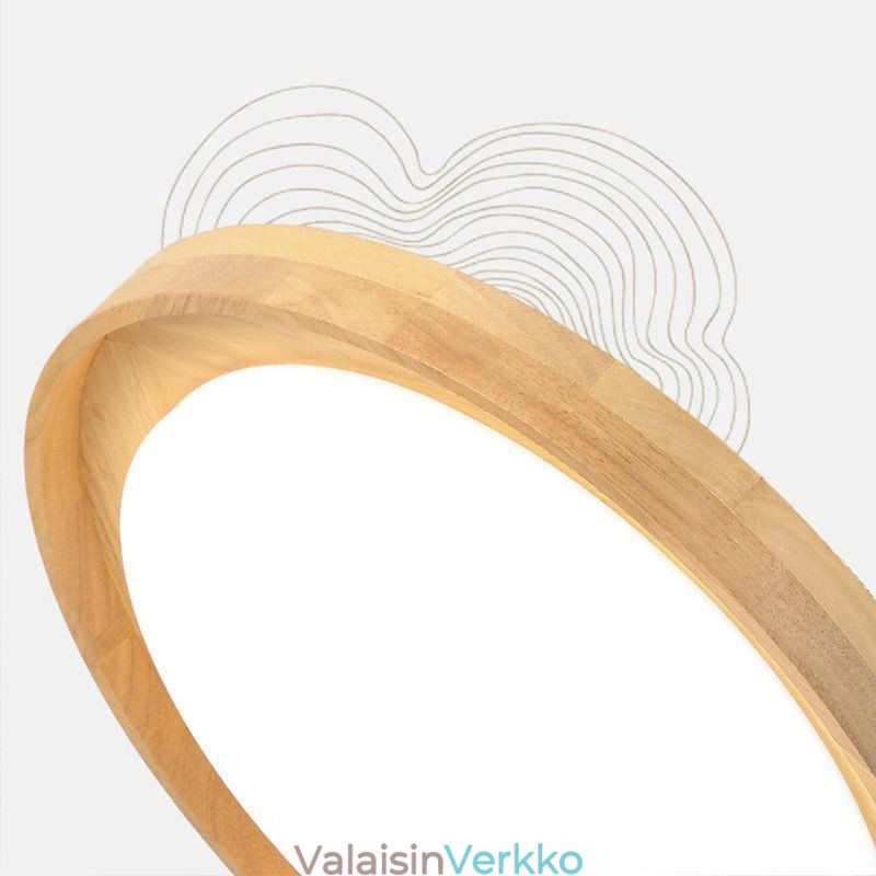 Moderni kattovalaisin Puinen akryyli pyöreä kattovalaisin
