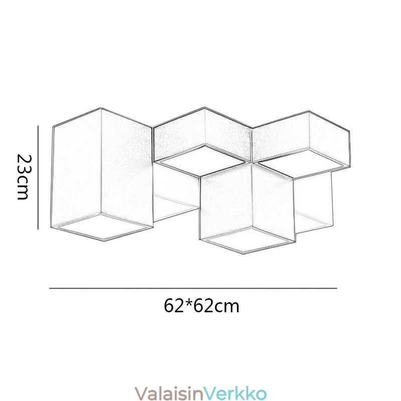 Moderni kattovalaisin Rubikin kuutio kattovalaisin