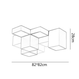 Moderni kattovalaisin Cube kattovalaisin