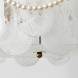 Eurooppalainen Iron Ceiling Light Tyylikäs lasikattolamppu