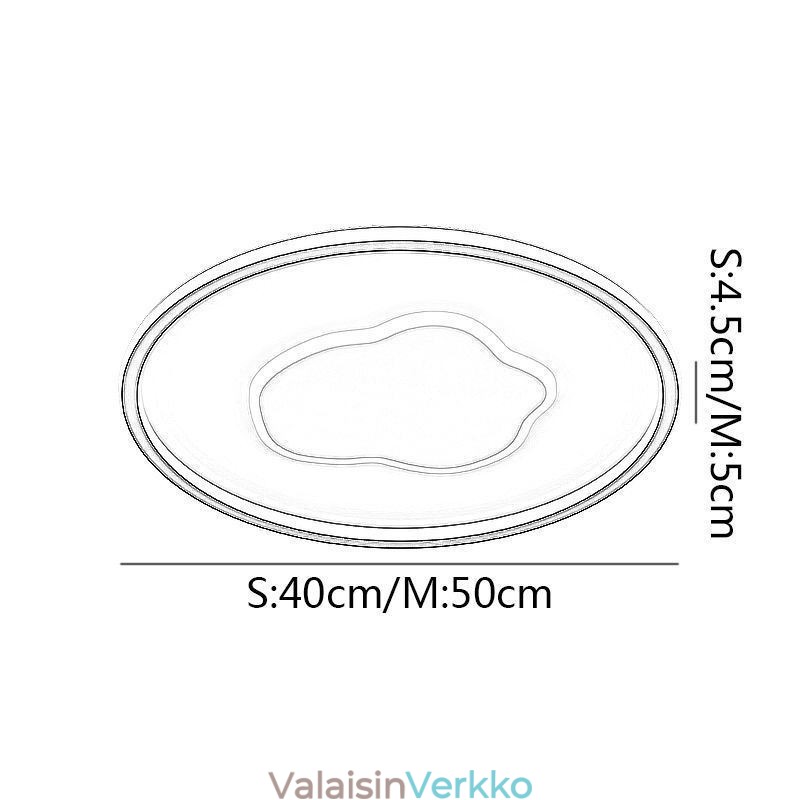 Moderni kattovalaisin pyöreä pilvi kattovalaisin
