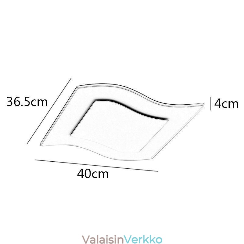 Moderni kattovalaisin Neliön muotoinen akryylikattolamppu