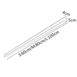 Moderni kattovalo pitkänauhainen pinta-asennettava kattolamppu