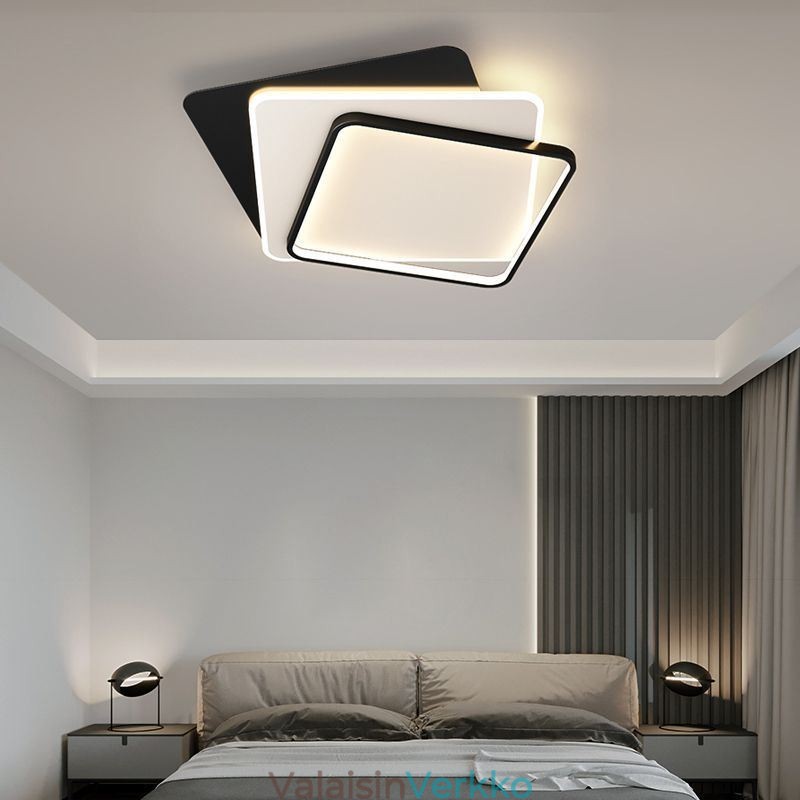 Creative Ceiling Light Neliönmuotoinen kattolamppu