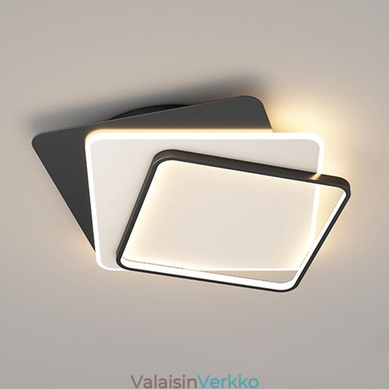 Creative Ceiling Light Neliönmuotoinen kattolamppu