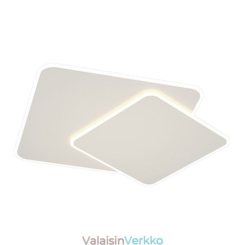 Moderni uppoasennettava geometrinen neliömäinen kattovalo