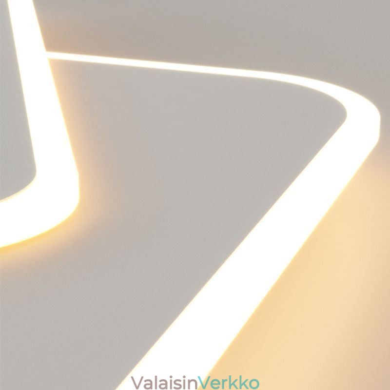 Moderni uppoasennettava geometrinen neliömäinen kattovalo