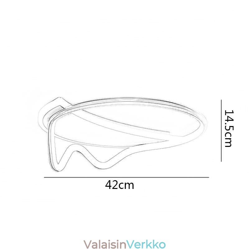Moderni kattovalaisin kodin sisustukseen rengaskattolamppu