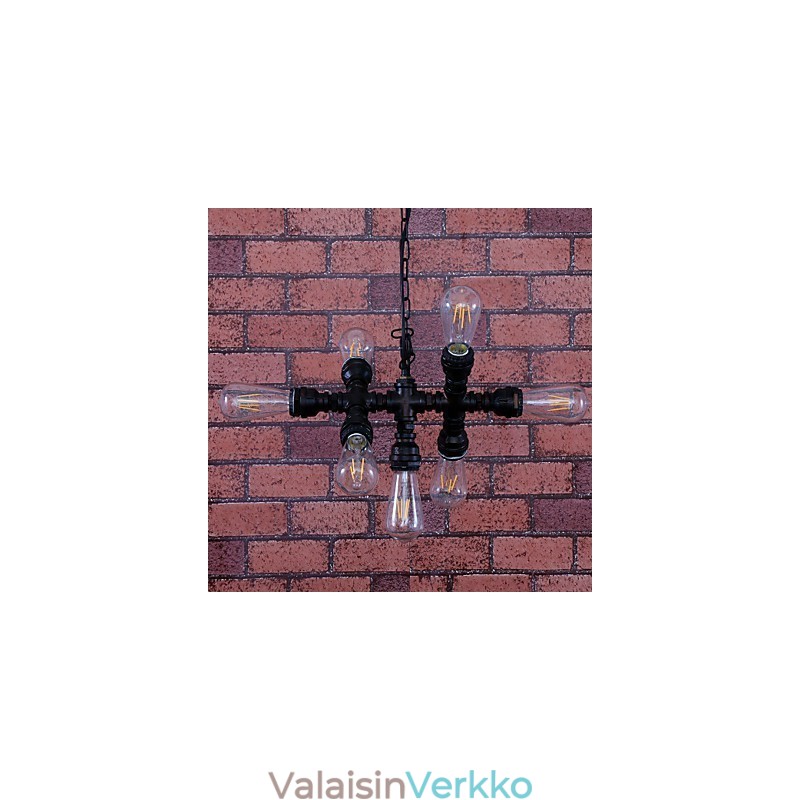 Vintage maalaus metalli kattokruunu