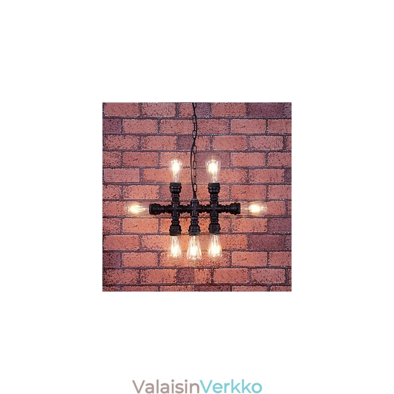 Vintage maalaus metalli kattokruunu