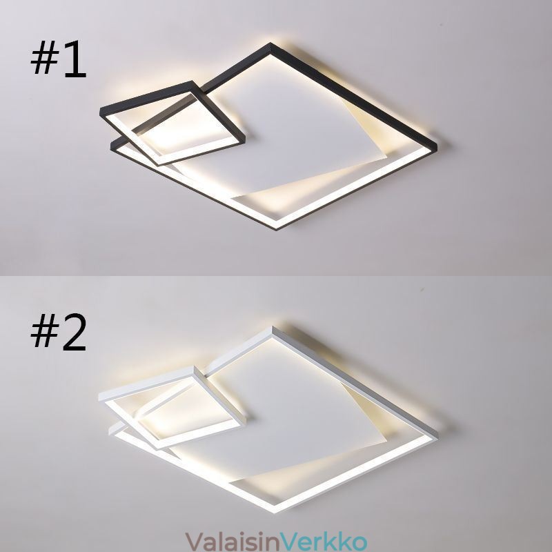 Modernit neliönmuotoiset kattovalaisimet sisätiloihin