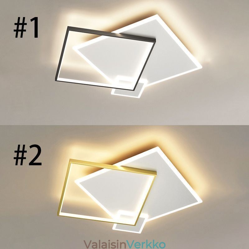 Moderni kattovalaisin Geometrinen neliön kattovalaisin