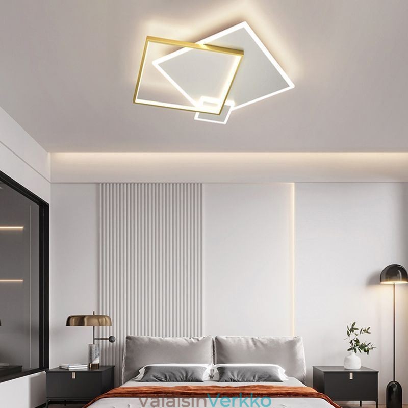 Moderni kattovalaisin Geometrinen neliön kattovalaisin