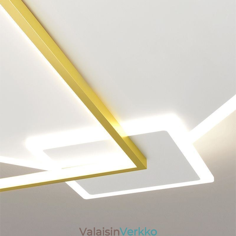 Moderni kattovalaisin Geometrinen neliön kattovalaisin