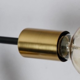 Moderni kattovalaisin, musta vintage kattokruunu