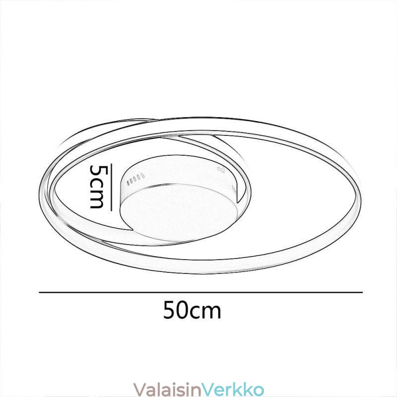 Modernit kattovalaisimet kaksinkertaiset pyöreät lamput