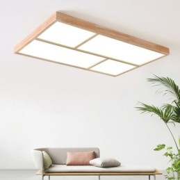 Moderni kattovalaisin Minimalistinen puutyylinen upotettava kattovalaisin