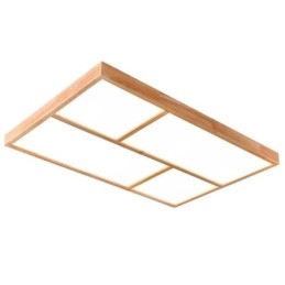 Moderni kattovalaisin Minimalistinen puutyylinen upotettava kattovalaisin
