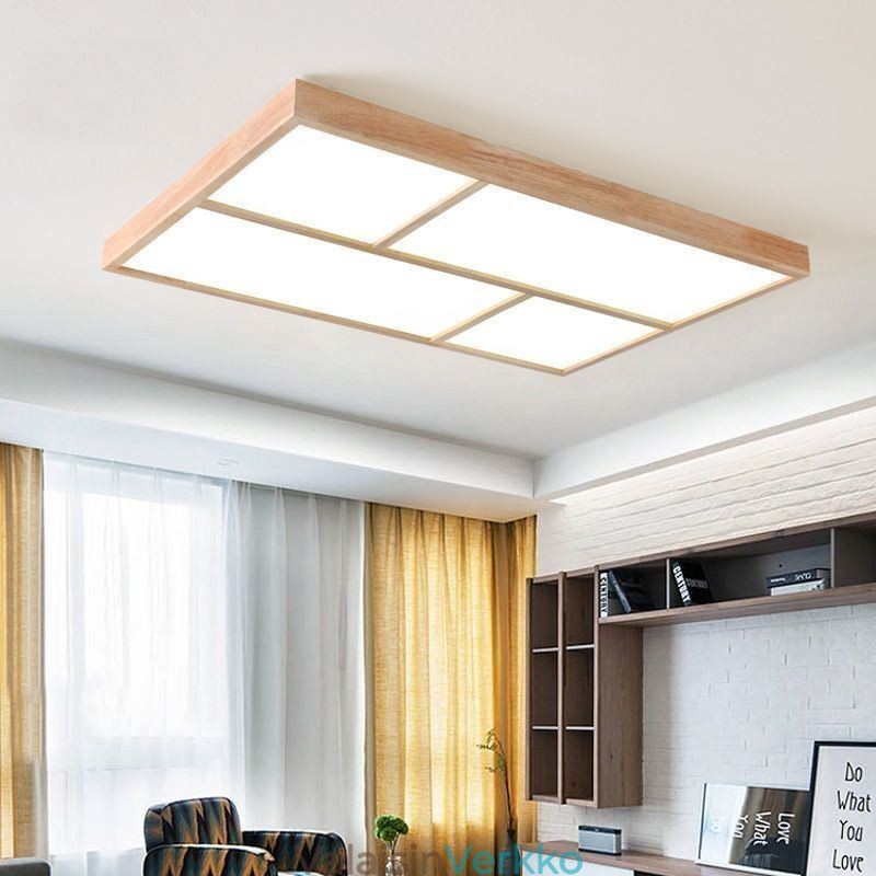 Moderni kattovalaisin Minimalistinen puutyylinen upotettava kattovalaisin