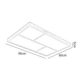 Moderni kattovalaisin Minimalistinen puutyylinen upotettava kattovalaisin