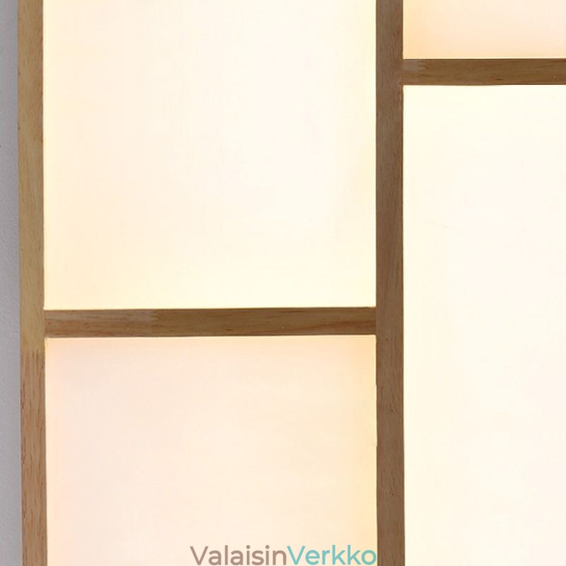 Moderni kattovalaisin Minimalistinen puutyylinen upotettava kattovalaisin