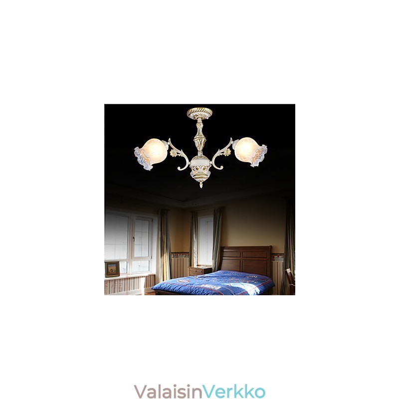 Valkoinen Three Lights European Retro Classic