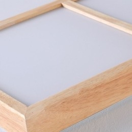Japanilainen akryylikattovalo, geometrinen puinen kattovalaisin