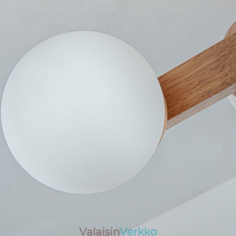 Japanilainen puukattovalo Magic Bean Molecular kattovalaisin