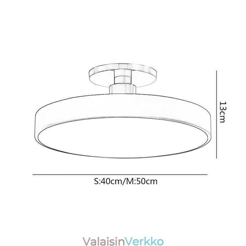 Moderni pyöreä kattovalaisin Akryylikattolamppu