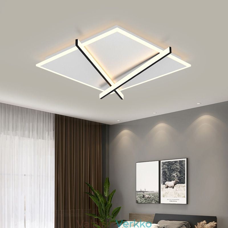 Nordic Ceiling Light Art Clock Design kattovalaisin