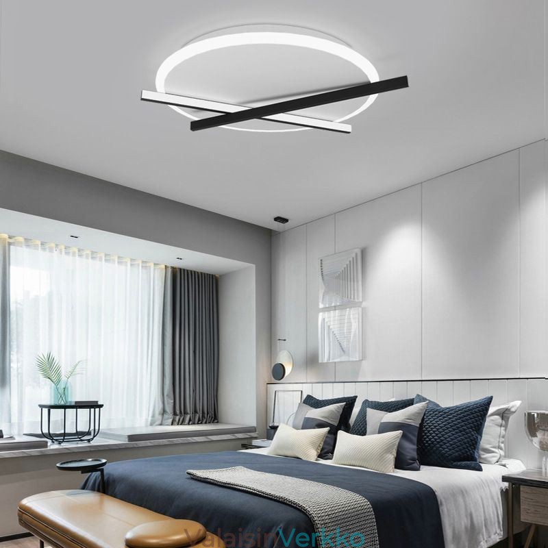 Nordic Ceiling Light Art Clock Design kattovalaisin