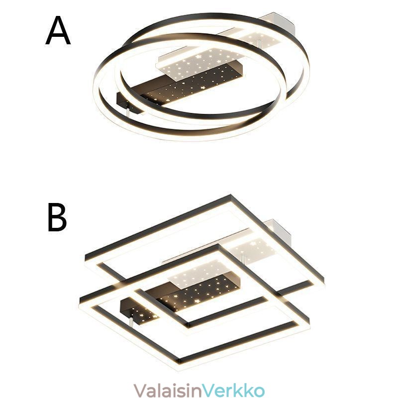 Modernit kattovalot Tähti-kattolamppujen valaisimet
