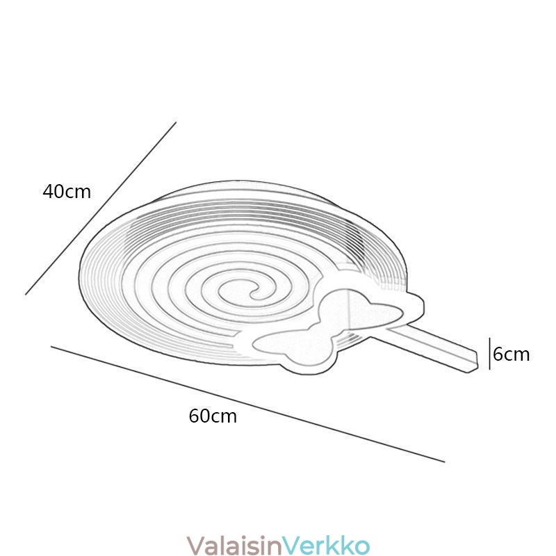Moderni kattovalaisin Lollipop kattovalaisin lapsille