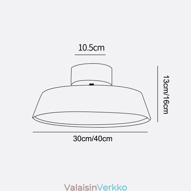 Moderni kattovalaisin Kuisti Nordic Macaron kattovalaisin