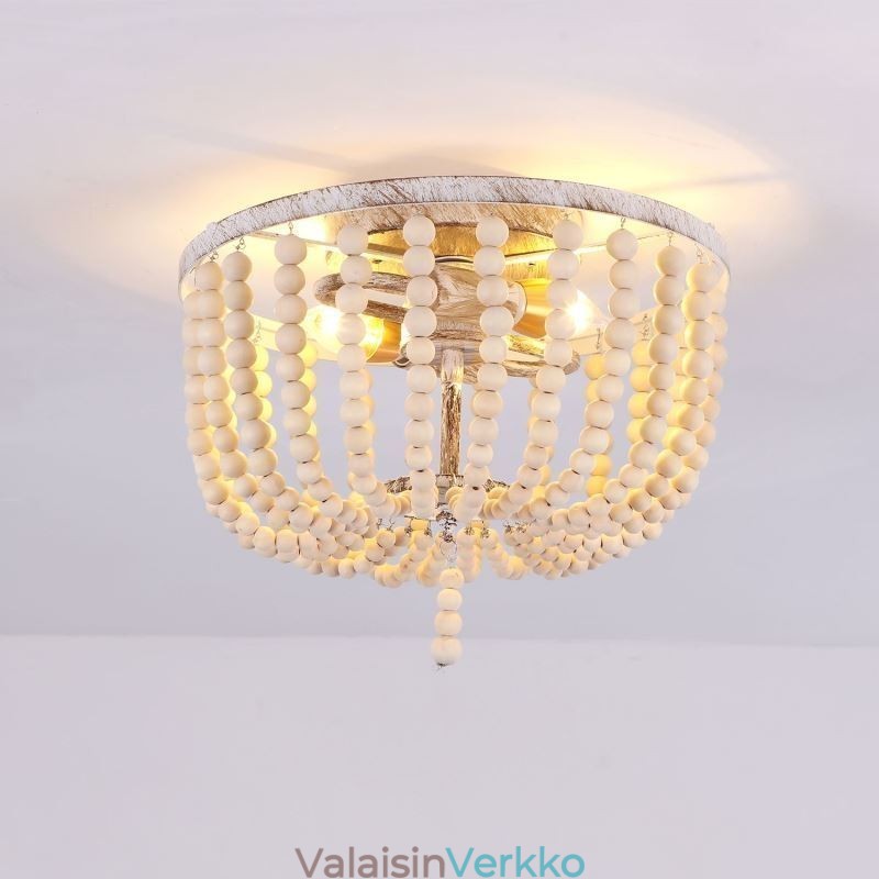 Maalaistalon puuhelmillä varustettu uppoasennettu soluvalaisin 3