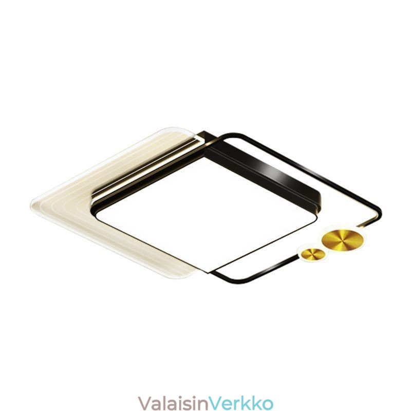 Nordic Ceiling Light Neliönmuotoinen akryyli uppoasennus kattovalaisin