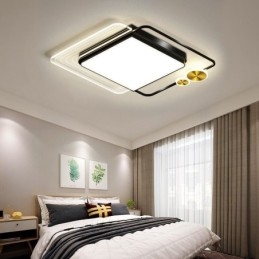 Nordic Ceiling Light Neliönmuotoinen akryyli uppoasennus kattovalaisin