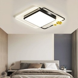Nordic Ceiling Light Neliönmuotoinen akryyli uppoasennus kattovalaisin