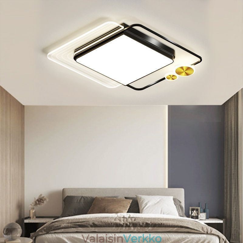 Nordic Ceiling Light Neliönmuotoinen akryyli uppoasennus kattovalaisin