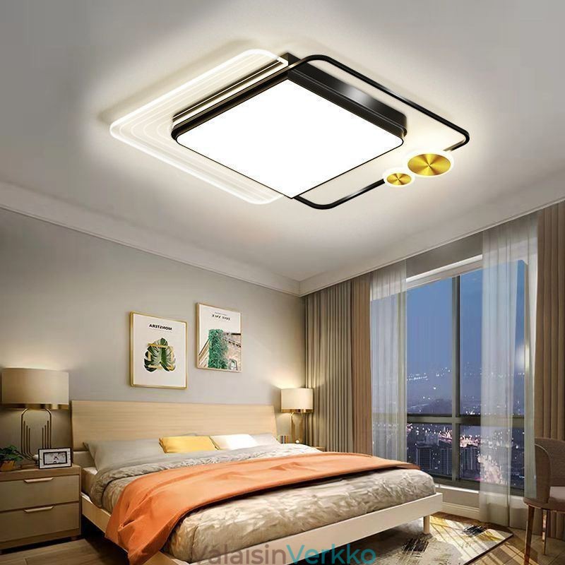 Nordic Ceiling Light Neliönmuotoinen akryyli uppoasennus kattovalaisin
