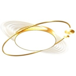 Moderni uppoasennusvalaisin Creative Planet -kattovalaisin