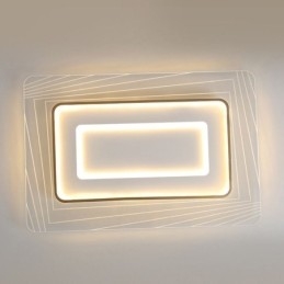 Suorakaiteen muotoinen uppoasennus kattovalaisin Minimalistinen akryyli ultraohut kattolamppu