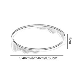 Uppoasennettava pyöreä kattovalaisin aaltoilevalla reunakoristeella