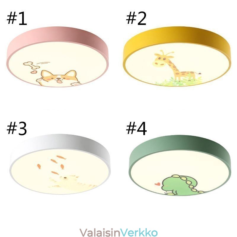 Animal Childrens Ceiling Light sarjakuva kattolamppu