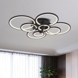 Himmennettävä kattovalo Moderni rengas, ympyrä uppoasennettava kattolamppu
