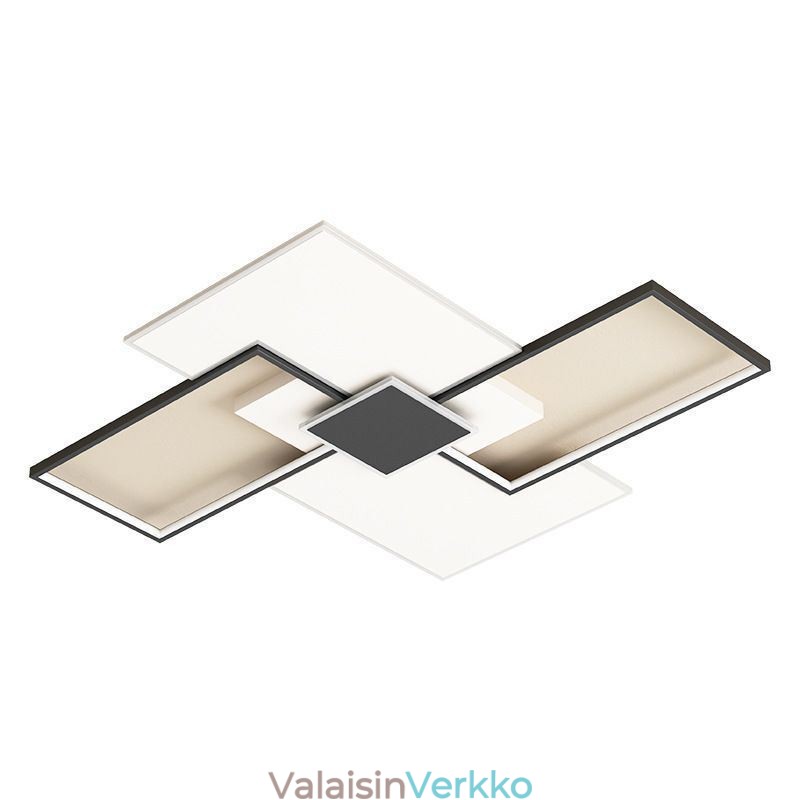 Uppoasennettu neliönmuotoinen kattovalaisin