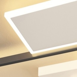 Uppoasennettu neliönmuotoinen kattovalaisin