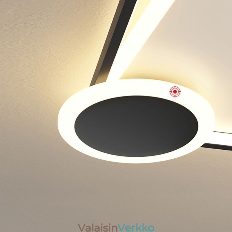 Minimalistinen uppoasennus kattovalaisin