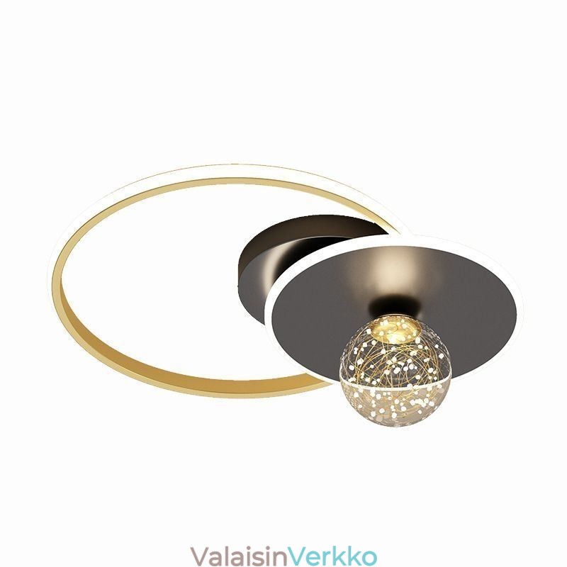 Uppoasennettava kodin sisustukseen tarkoitettu minimalistinen kattovalaisin