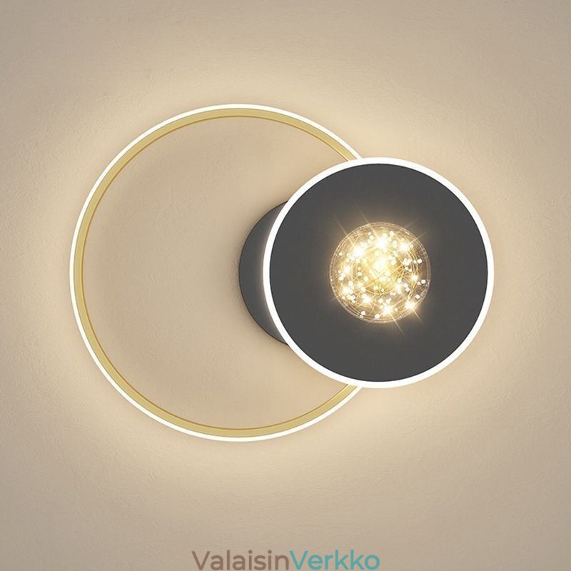 Uppoasennettava kodin sisustukseen tarkoitettu minimalistinen kattovalaisin